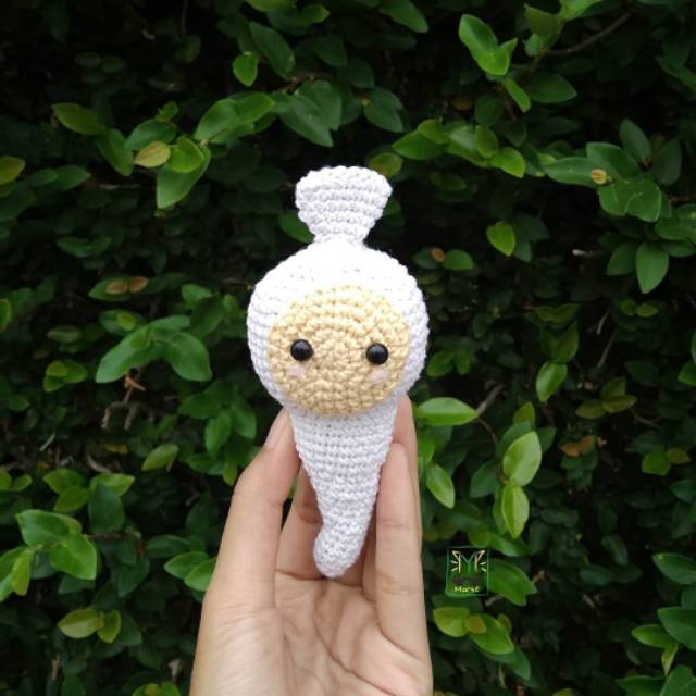 Amigurumi pocong boneka rajut pocong | boneka lucu | boneka hantu | boneka pocong | boneka rajut | g
