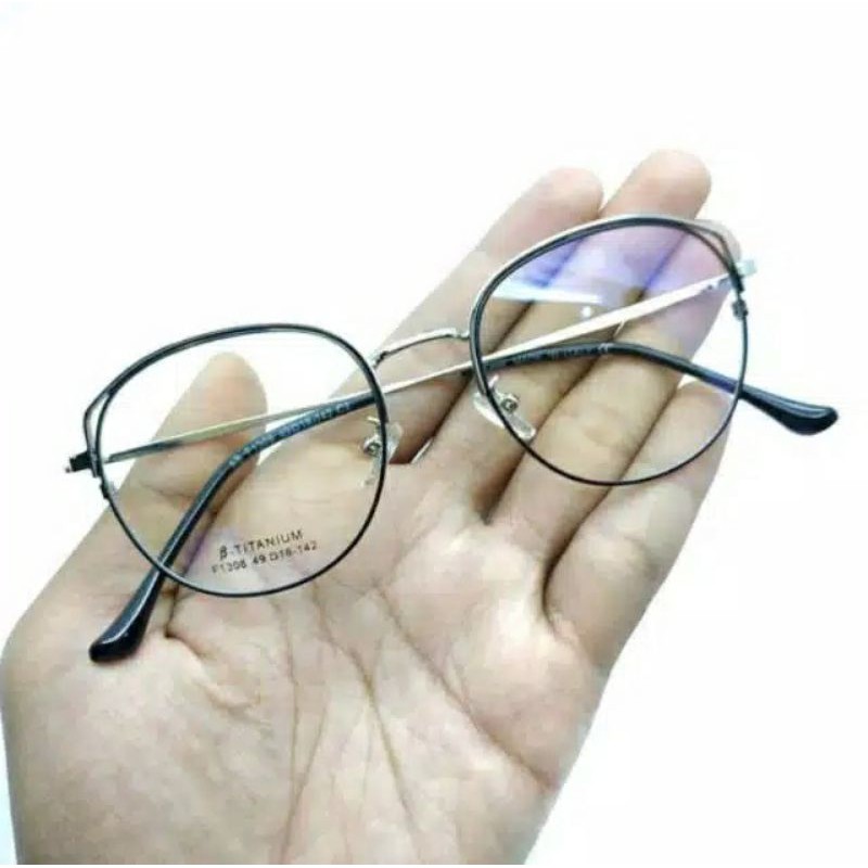 FRAME KACAMATA WANITA 1308 GRATIS LENSA MINUS PHOTOCROMIC ANTI RADIASI &amp; ANTI UV