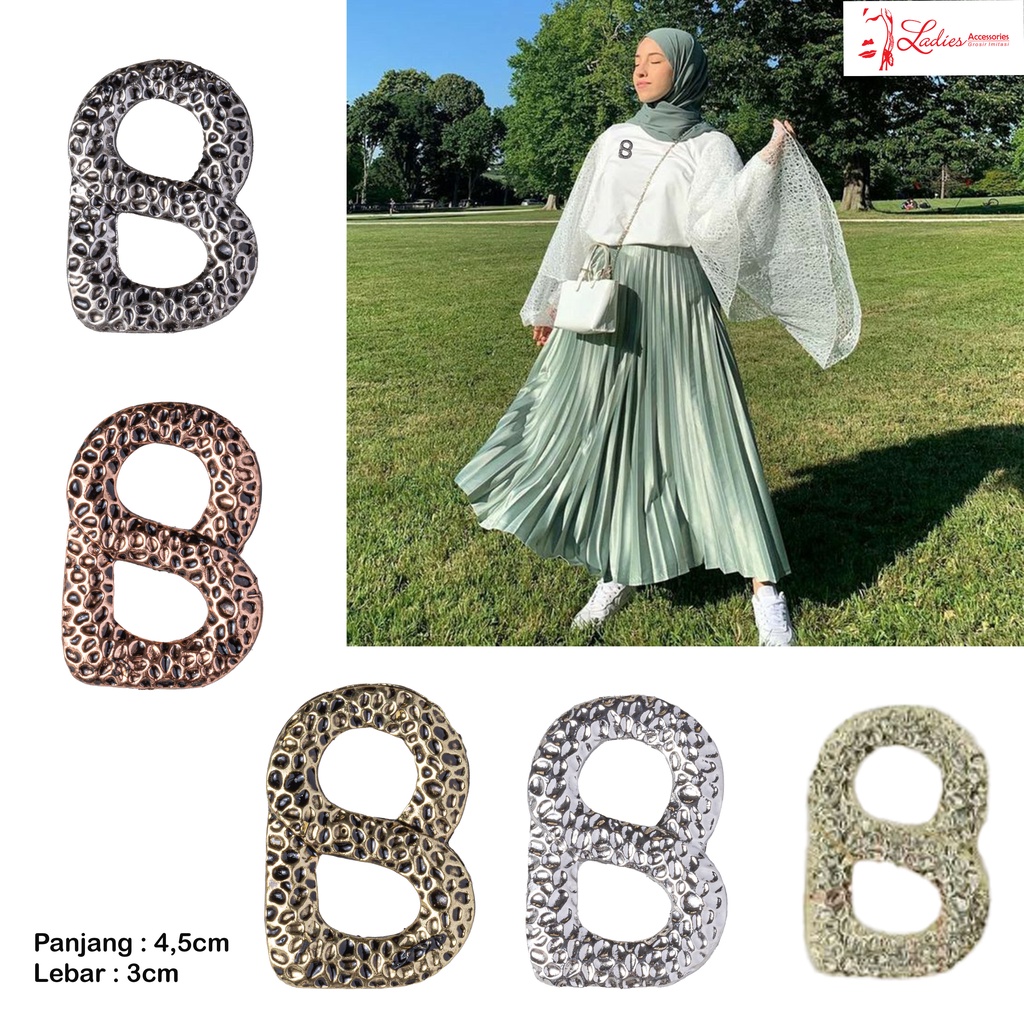 Bros Button / Bros Buttonscarves / Hijab / Jilbab / Blazer / Pashmina / Krudung / Bros Peniti (3053)