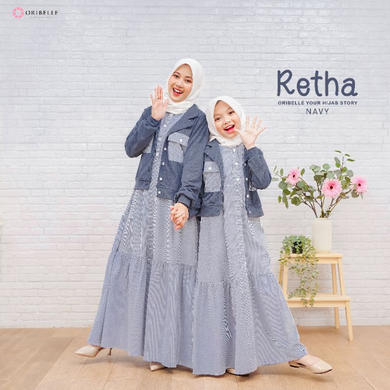 GAMIS ONE SET CARDIGAN &amp; DRESS © RETHA ORIBELLE