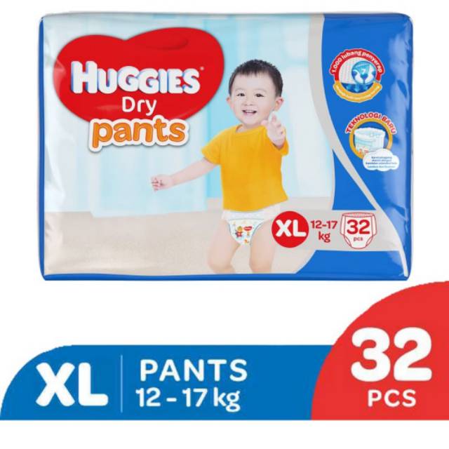 HUGGIES Dry Pants XL32