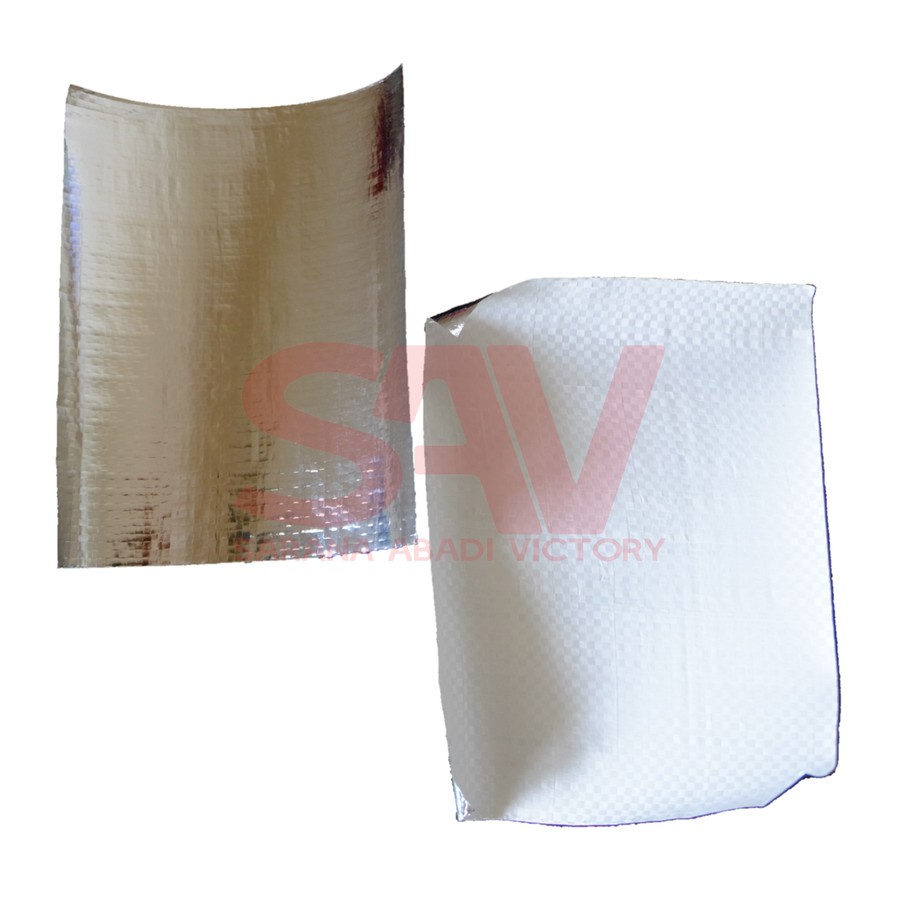 Peredam panas aluminium foil atap anti sobek single woven / satu sisi