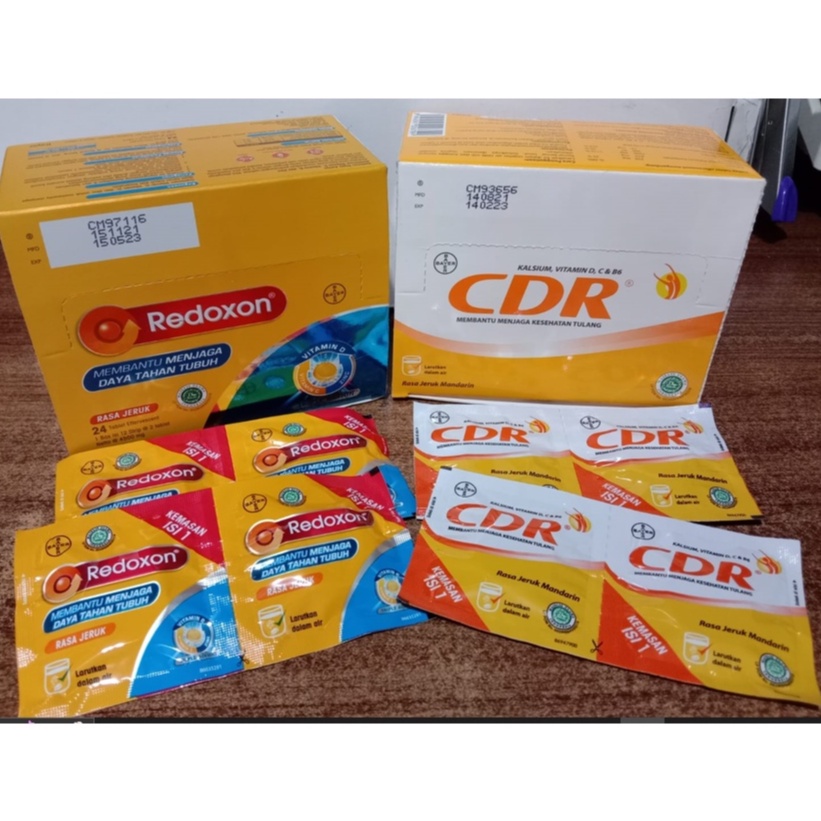 redoxon strip & cdr strip isi 12 strip (24 tablet)