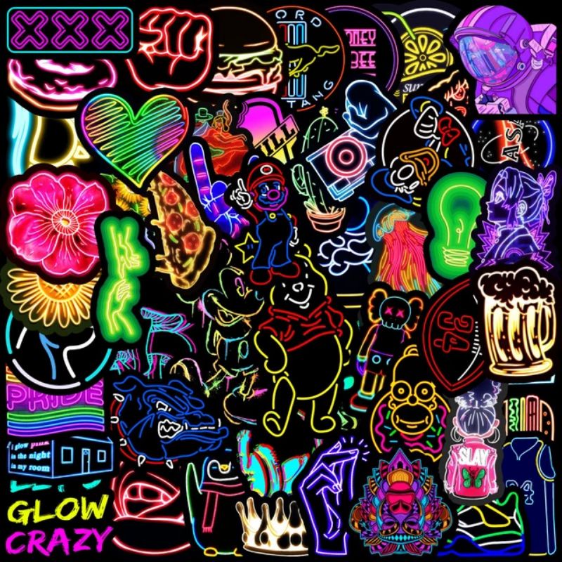 

Stiker Neon Pack Style 260424