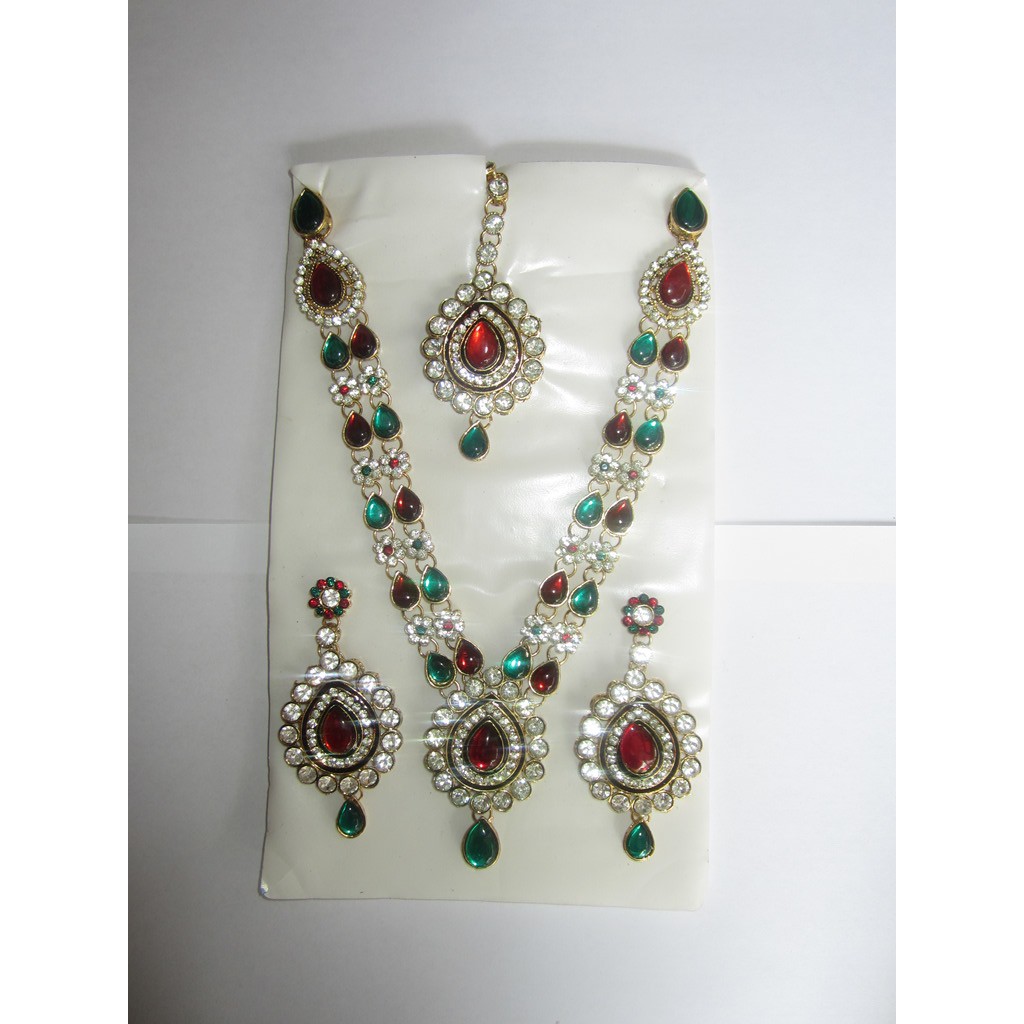 AKSESORIS INDIA SET KALUNG TIKA ANTING A