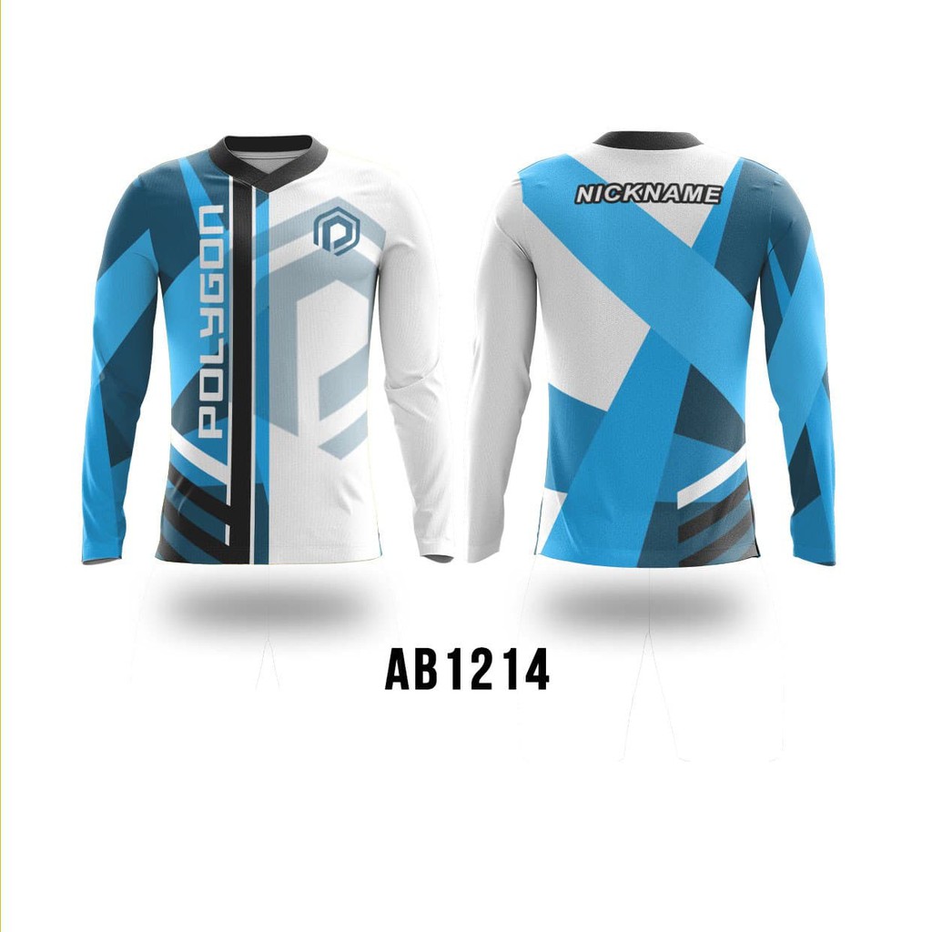 Kaos Baju Jersey jersy sepeda gowes mtb mountain bike seli downhill polygon cewek wanita