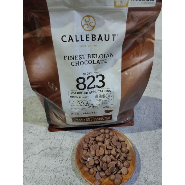 CALLEBAUT 823 MILK CHOCOLATE 33.6 % - 100 Gr