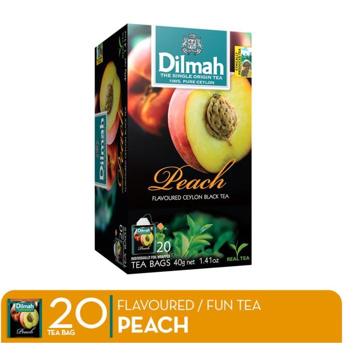 

(BISA COD) Dilmah Fun Tea Peach SALE Kode 903