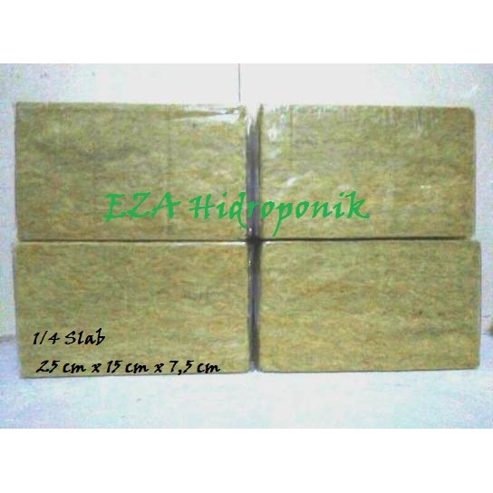 Rockwool Cultilene 1/4 Slab ( Rockwool Hidroponik )
