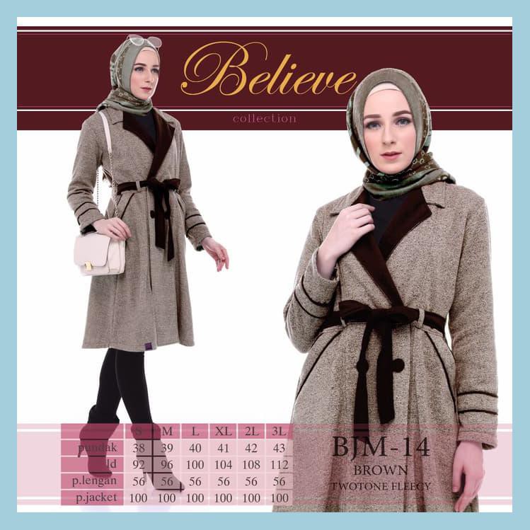 JAKET MUSLIMAH BELIEVE BJM 14