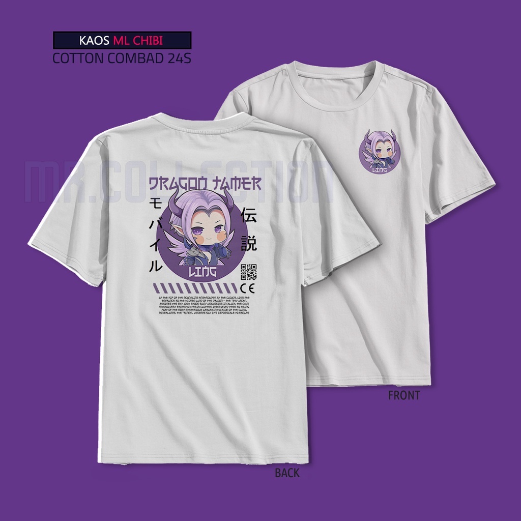 Kaos distro Mobile legend Ling dragon tamer / BAJU KEREN MOBILE LEGEND