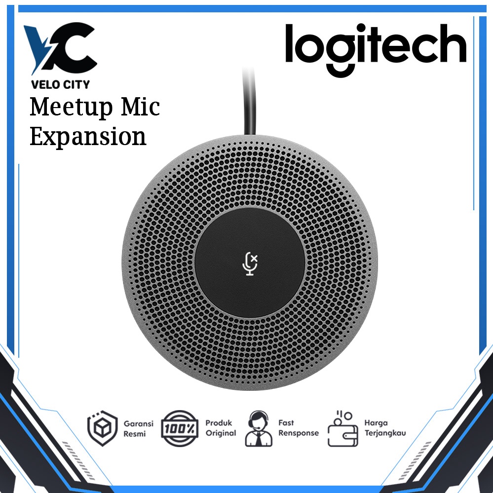 Logitech Expansion Mic untuk MeetUp ConferenceCam Garansi Resmi 2 Thn