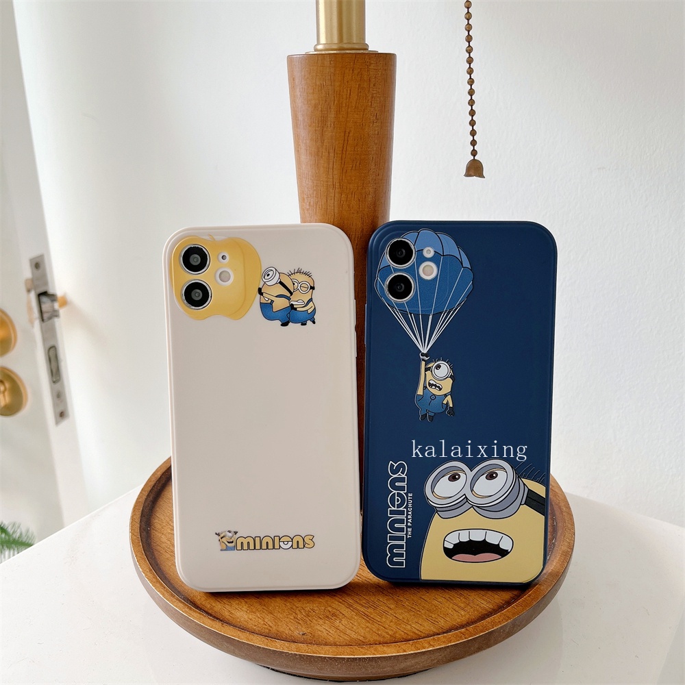 Case Lensa Interaksi Untuk iPhone 13 Pro Max 13 mini 12 ProMax 11 Pro Xs Max 7Plus 8Plus Minion