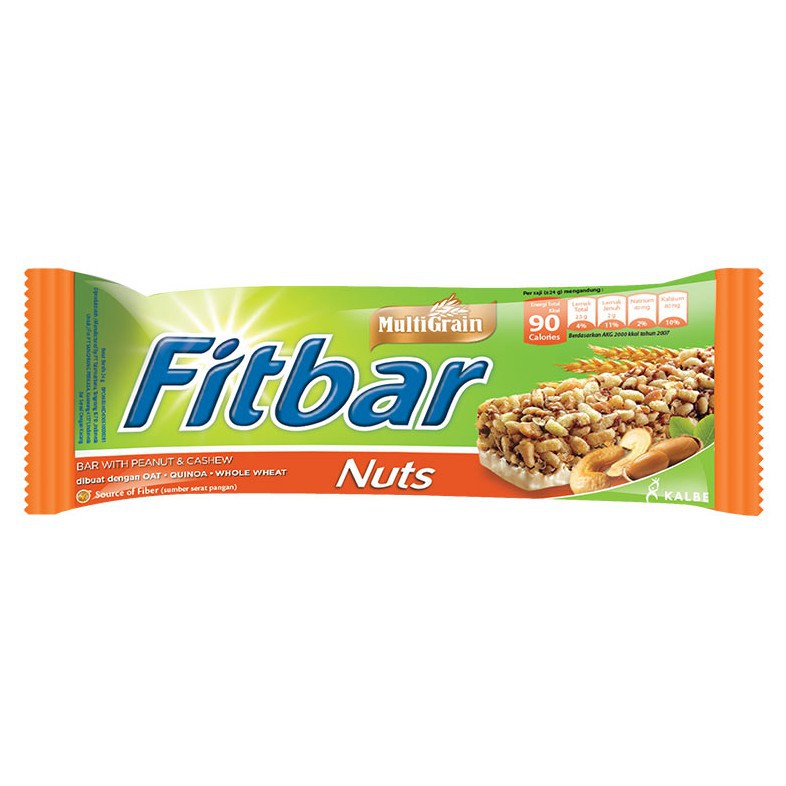 Fitbar Tiramisu Nuts Choco Fruit Delight Multigrain 1 pcs x 22 gram