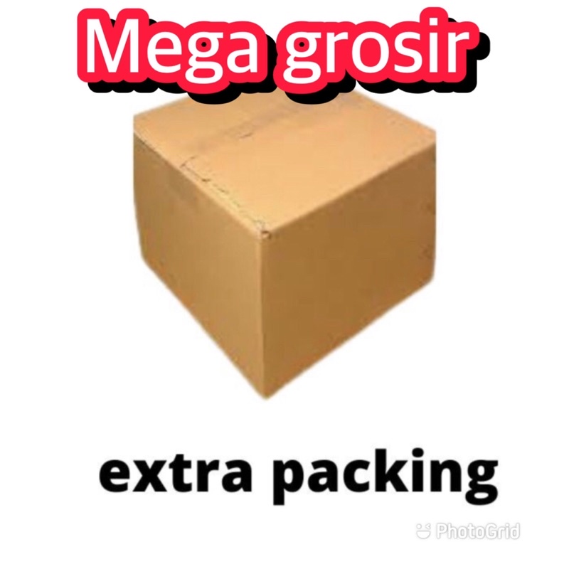 

extra peking dus / extra paking buble agar barang lebih aman