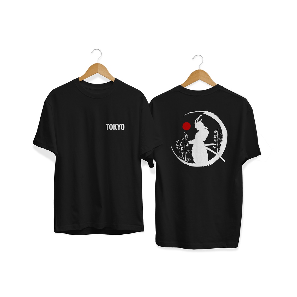 KAOS TOKYO SAMURAI - KAOS SAMURAI / T'SHIRT KAOS JEPANG SAMURAI / KAOS DISTRO  SABLON PLASTISOL