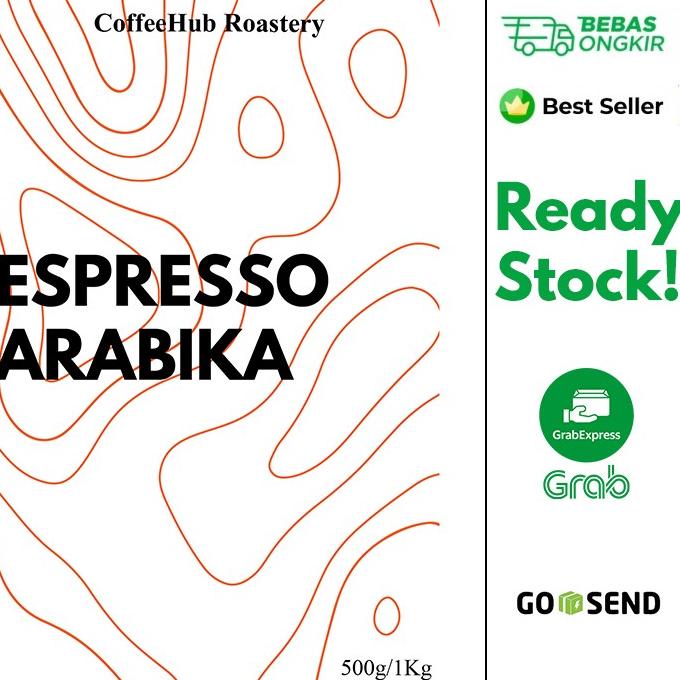 

[COD] Biji Kopi 1kg/500g ESPRESSO ARABIKA bahan es kopi susu Murah! [COD]