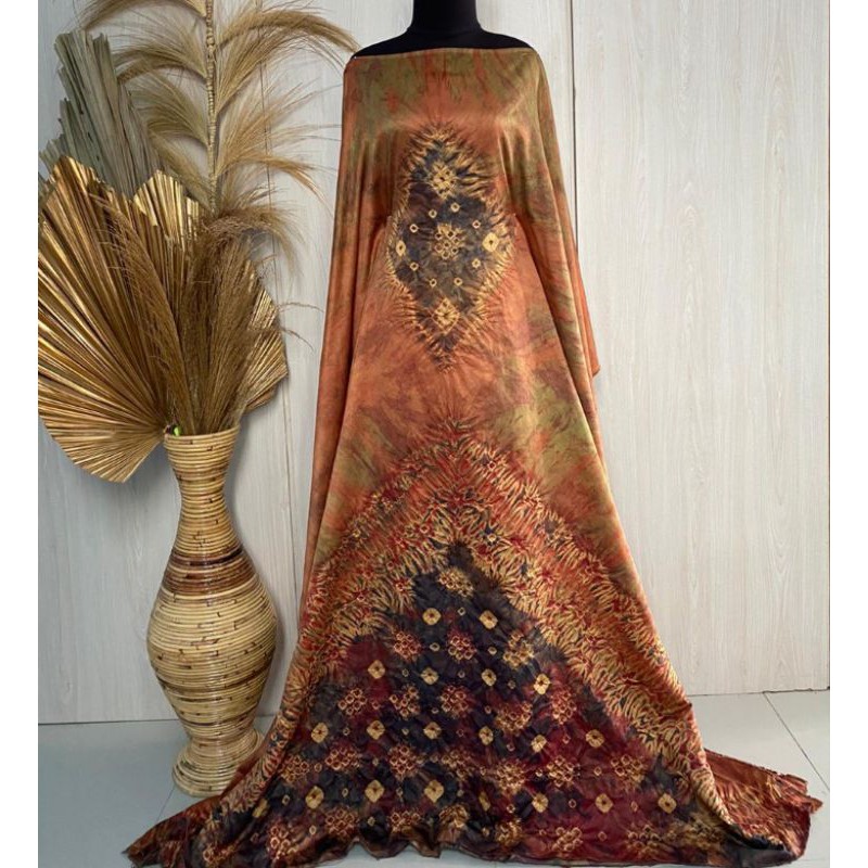 BAHAN KAIN JUMPUTAN PALEMBANG KAIN JUMPUTAN SILK VELVET KAIN KHAS PALEMBANG
