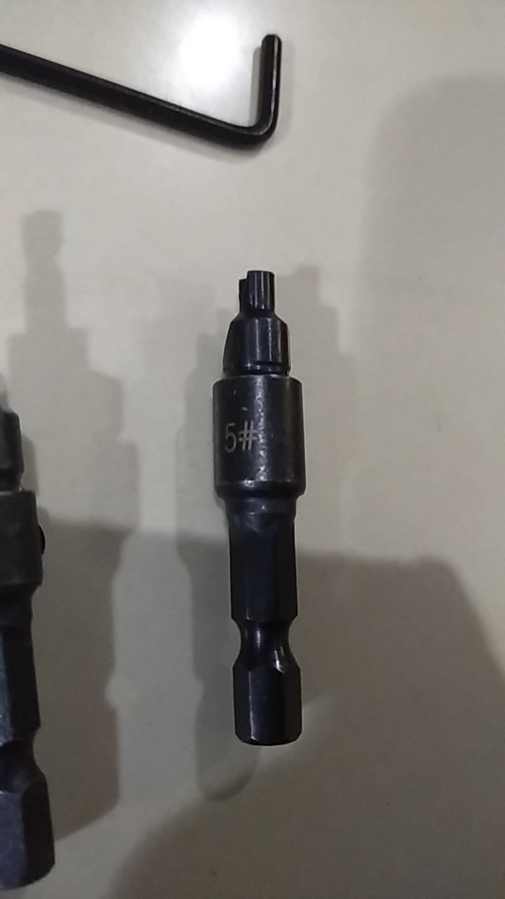 Mata Bor Countersink Set 5 Pcs Kayu Aluminium Plastik Plat Multifungsi Drill Bit Hss 1.98-3.56mm