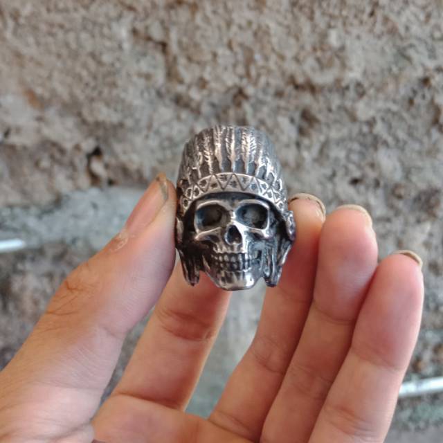 Skullring-ringskull-cincin tengkorak-fourspeed metalwerks sagamore original