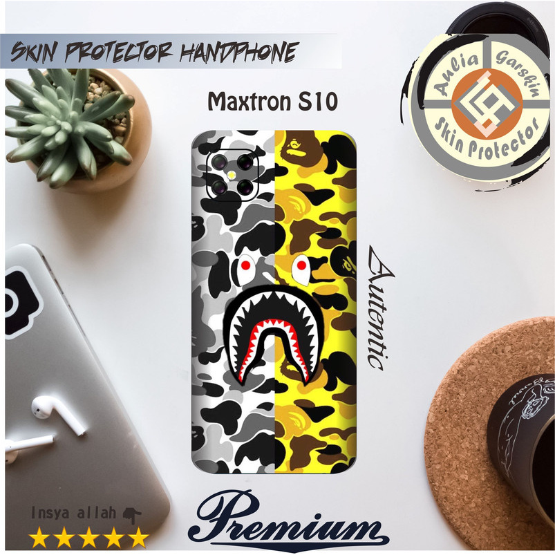 Garskin HP Maxtron S10 motif bape - Free Custom Motif