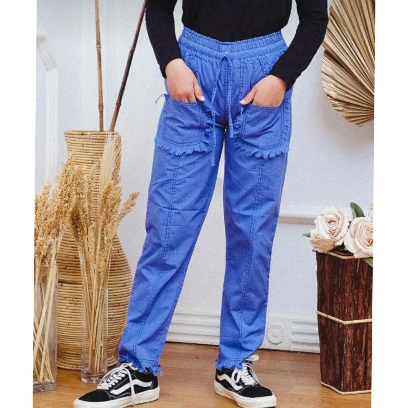 kulot levis ribbon kulot jeans ribbon/kulot levis saku kanan kiri-Katong rawis