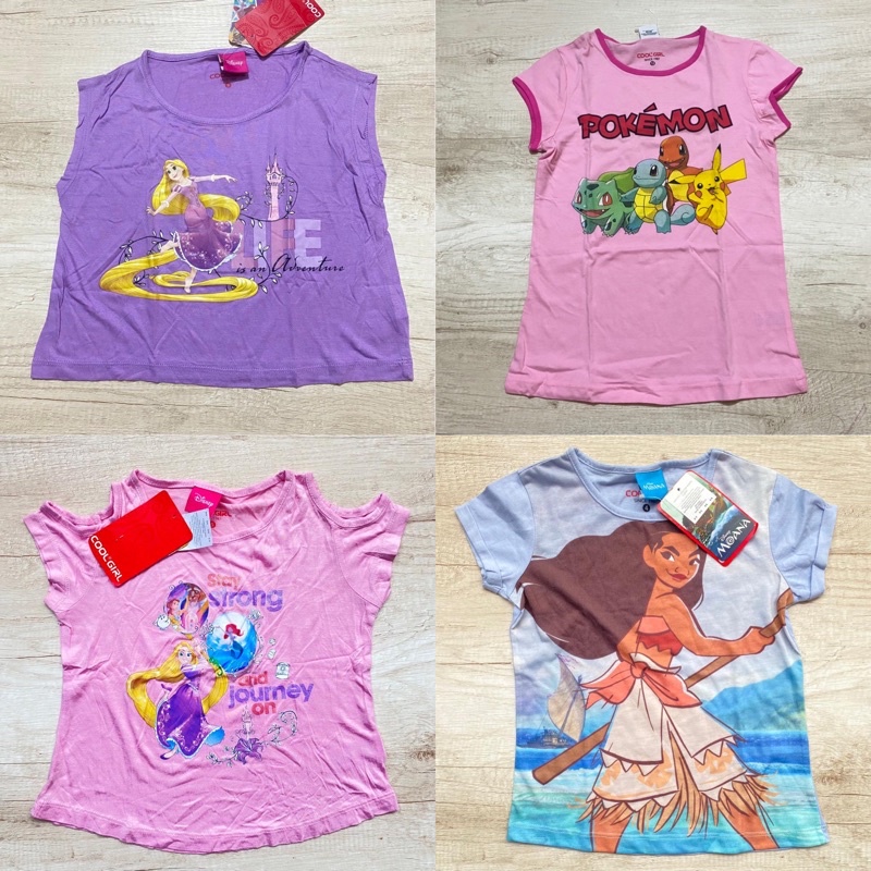 (5 - 8 TAHUN) COOL GIRL / LEE COOPER TSHIRT ORIGINAL / KAOS ANAK PEREMPUAN / COOLGIRL / COOL KIDS