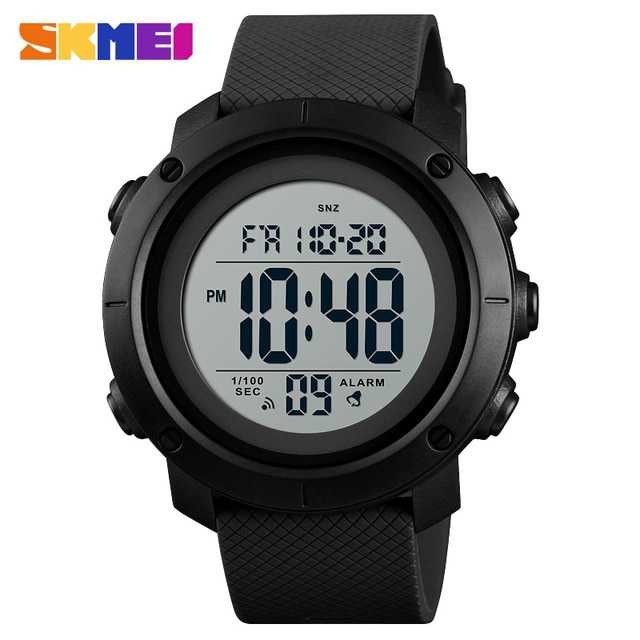 Jam Tangan Skmei Digital Pria JT 106 Jamtangan Silicone Kokoh Waterproof Skemei Cowok Keren Anti Air