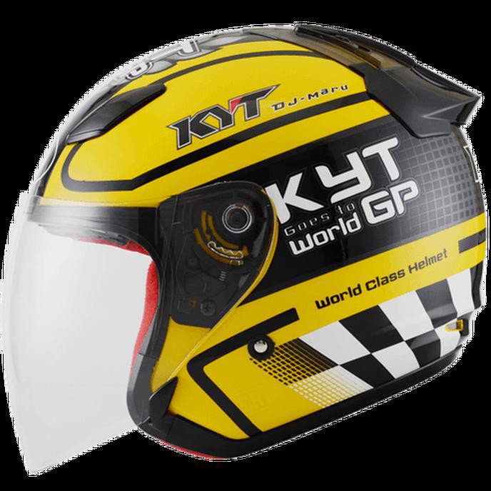 Helm KYT DJ Maru Motif motor gp - hot item