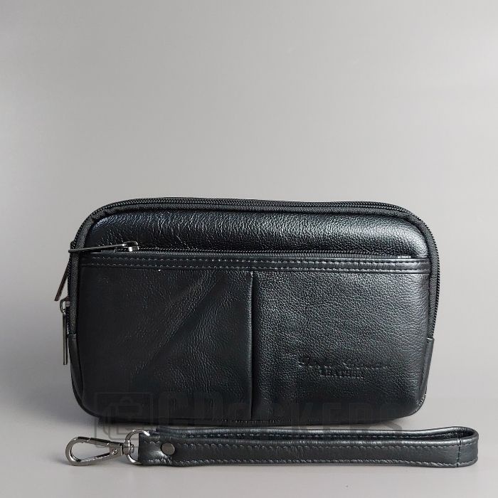 BUSSINESS CLUTCH PRIA KULIT ASLI TAS TANGAN HANDBAG GOLD CORAL 2267