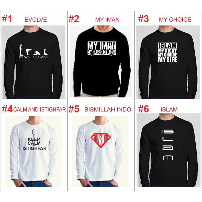 Kaos Islami Kaos Pria Kaos Kaos Islami Pria Kaos Islam Kaos Islam Ahad Kaos Islami Pria Lengan Panja