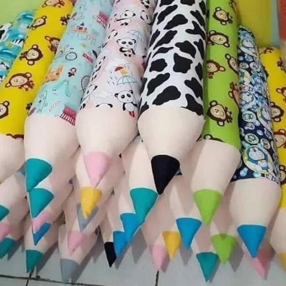 

✼ Bantal pensil jumbo padat dan besar bantal pensil ➻