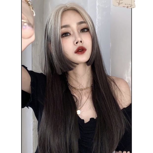 C0324 full wig korean bonding tanpa poni HIME CUT 60 cm