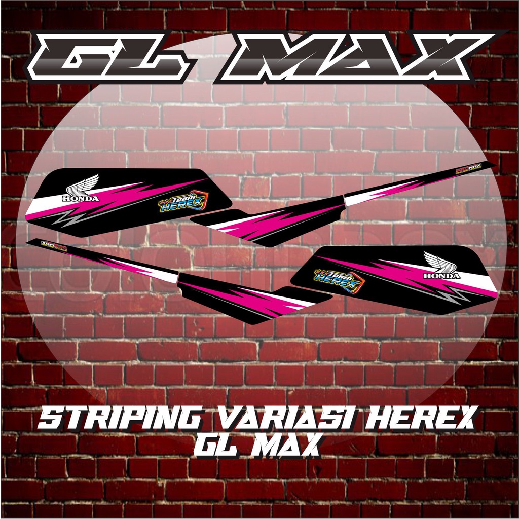 STRIPING GL MAX HEREX / VARIASI STIKER GL MAX HEREX 08