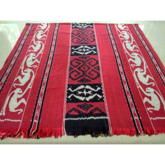 *TENUN BLANGKET  KELINCI :*orderr 2 pcs Free kain tenun Ikat kepala 1 pcs Ramdom