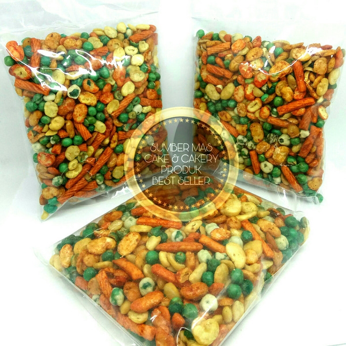 KACANG MIX/KACANG CAMPUR 250gr / MIX / KACANG JAIPONG MIX / SNACK KILOAN