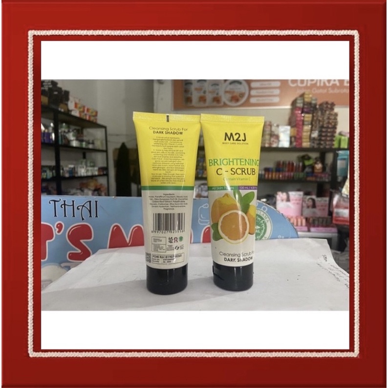 m2j brightening scrub -- m2j scrub dark shadow -- scrub pembersih ketiak dan selangkangan