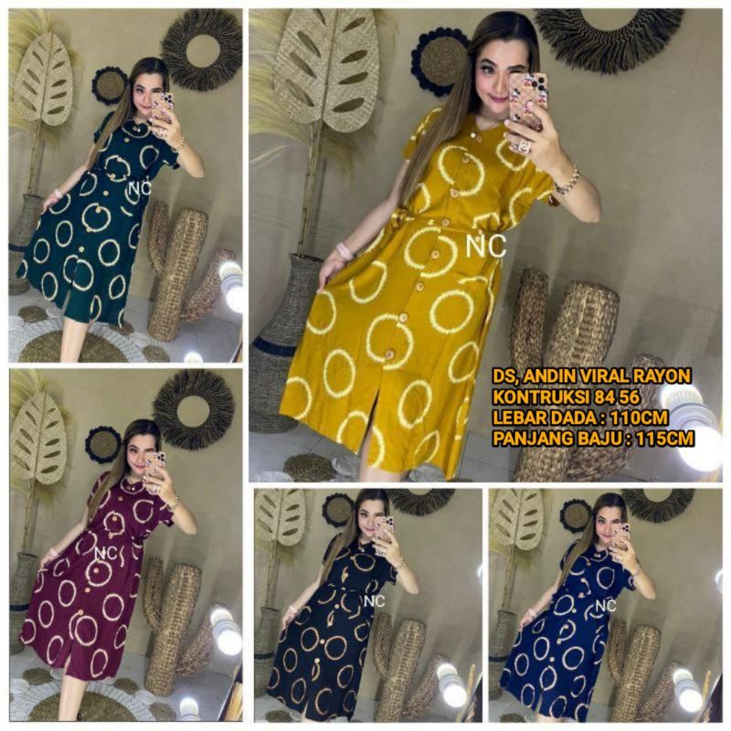 Daster andin ikatan cinta / daster andin kancing hidup / daster andin terbaru / daster andin viral /