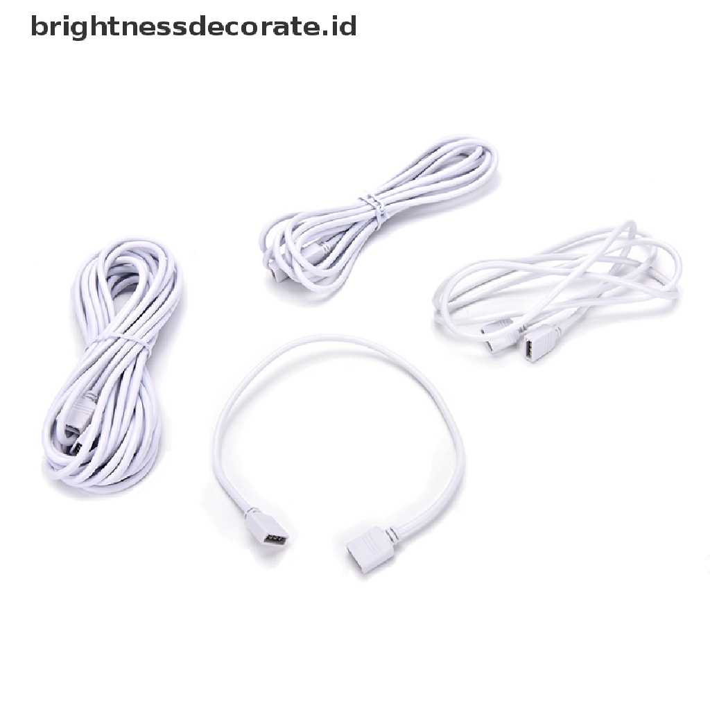 [birth] 4Pin Extension Wire Cable Cord Connector 2.5M For RGB 5050 3528 LED Strip Light [ID]