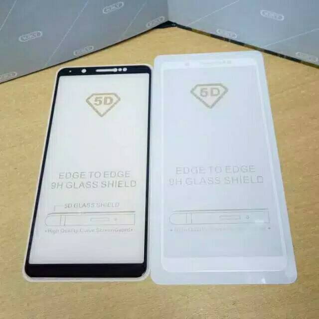 TEMPERED GLASS 9D FULL GLUE VIVO Y71 Y81 Y83