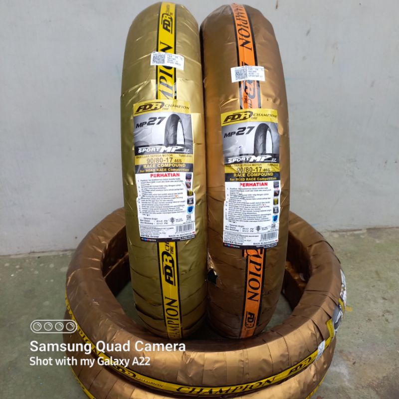 [STOK BARU TERUS] Ban FDR Soft Compound MP27 90/80 -14 , 100/80 - 14 dan 90/80-17 HARGA 1PC/BIJI ban