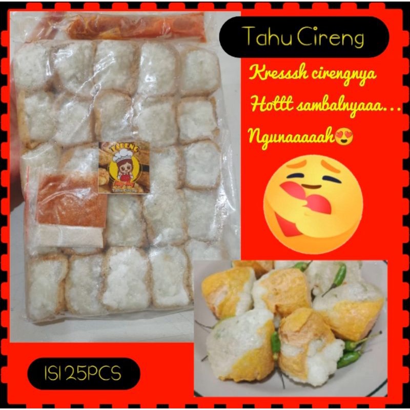 

Enakk!! Tahu Cireng (Tareng) isi 25 incl saus sambal