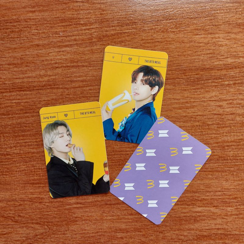 Photocard BTS x Mcd