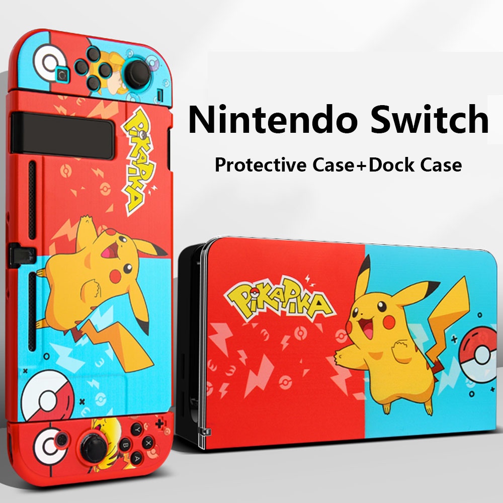 Hard Case Pelindung Nintendo Switch V1 V2 Model Dock Dapat Dilepas