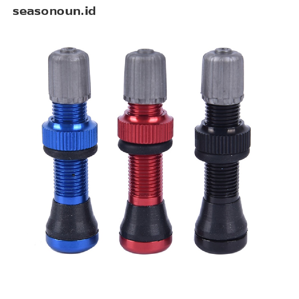 (seasonoun) Katup Pentil Ban Tubeless Sepeda Tubeless