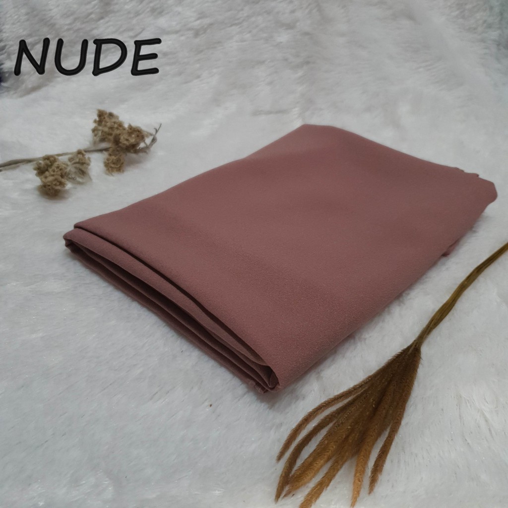 Pashmina Tali 200cm Diamond Italiano 75x200cm Pasmina Pastal Jumbo-nude