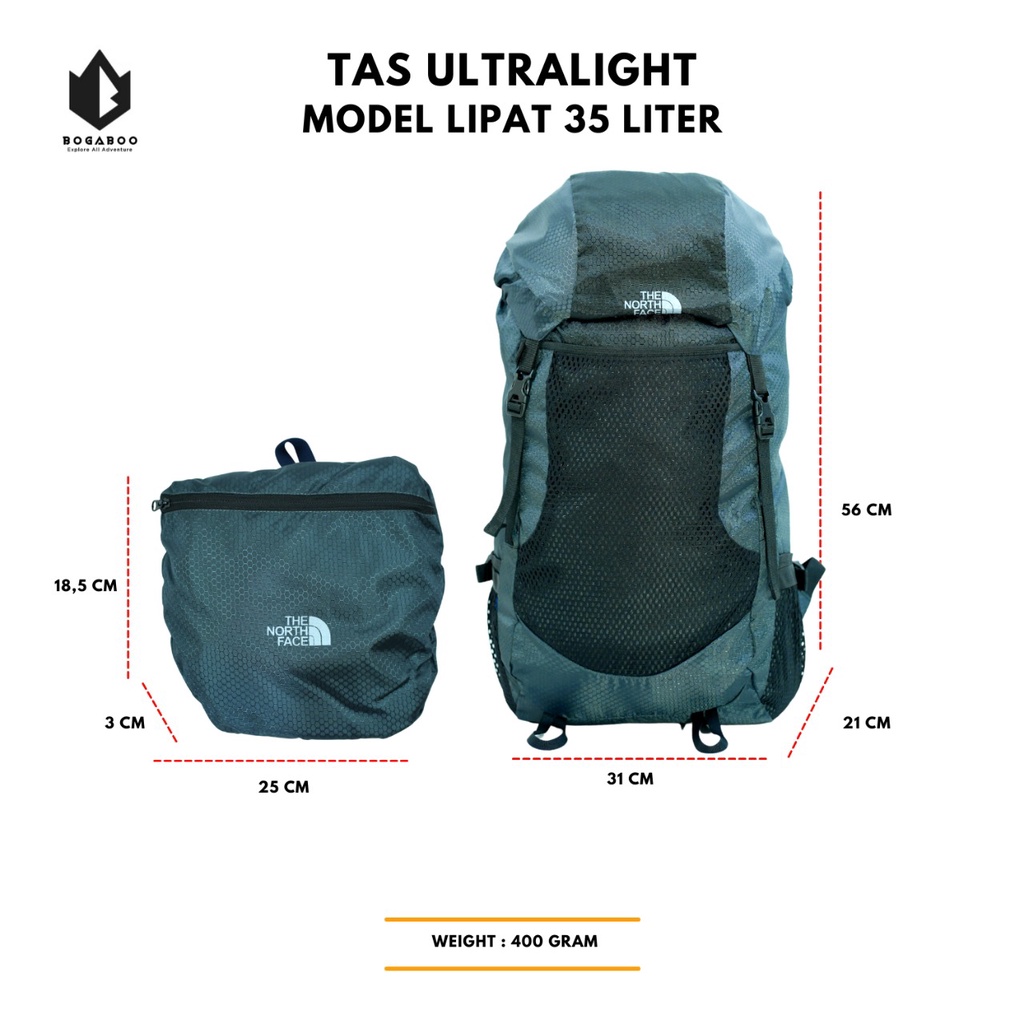 Tas Lipat 35 Liter THILUM - Tas Lipat - Tas Gunung