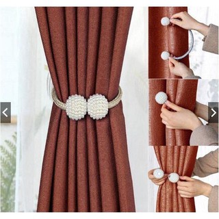 Tali Magnet Gorden Pengikat Hordeng Gorden Tirai Curtain Tie Rope Ball Rumah