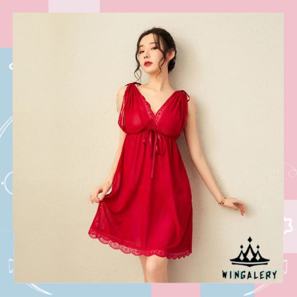Lingerie Outer Anime Big Size Modern Fantasi Adem P3U6 Tebal Full Body Gemuk Kostum Long Dress Premi