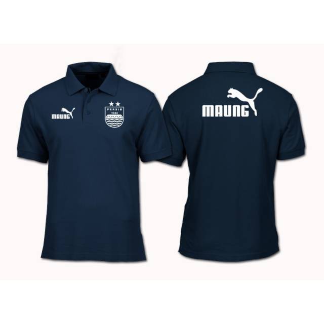 Polo shirt baju kaos kerah bola persib bandung maung viking